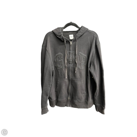 Sweatshirt Hoodie By Gap In Black, Size: M