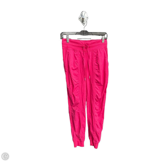 Athletic Pants By Lululemon In Pink, Size: S