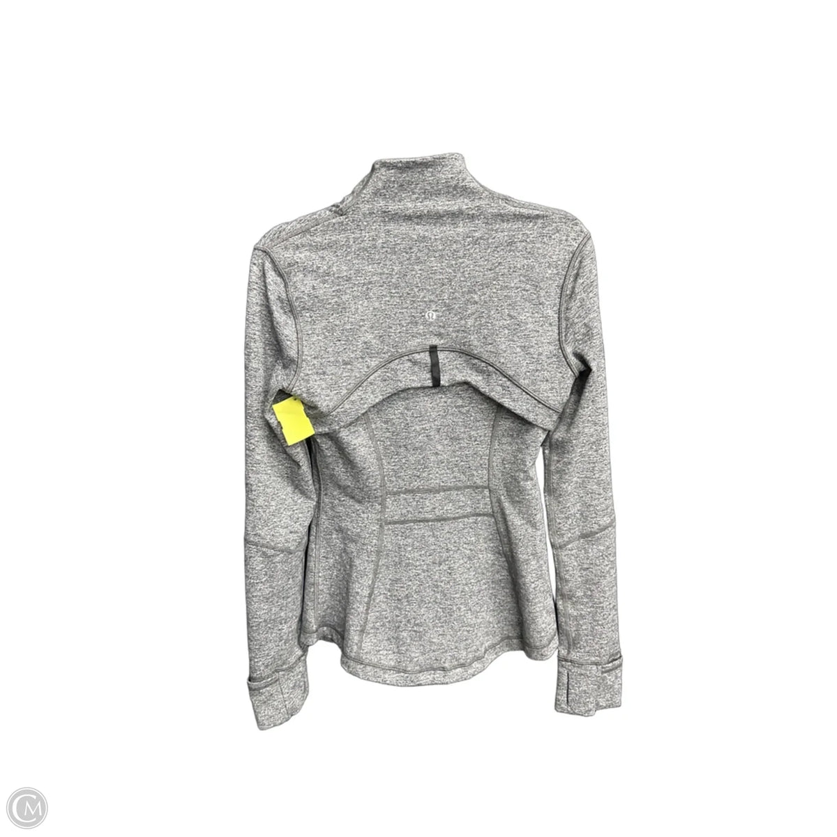 Athletic Jacket By Lululemon In Grey, Size: S