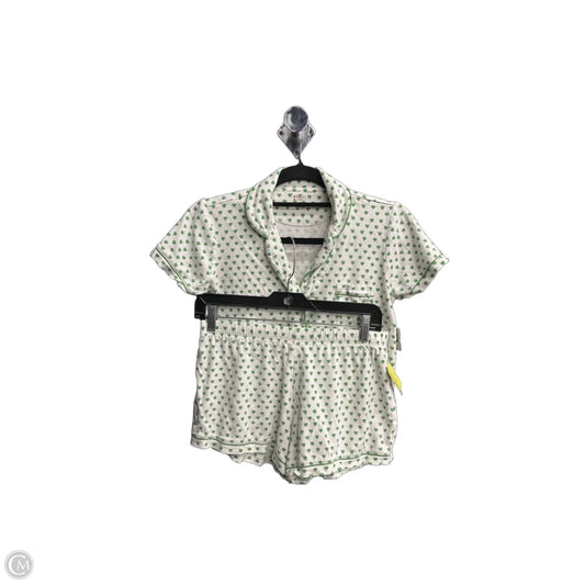 Pajamas 2pc By Roller Rabbit In Green & White, Size: Xs