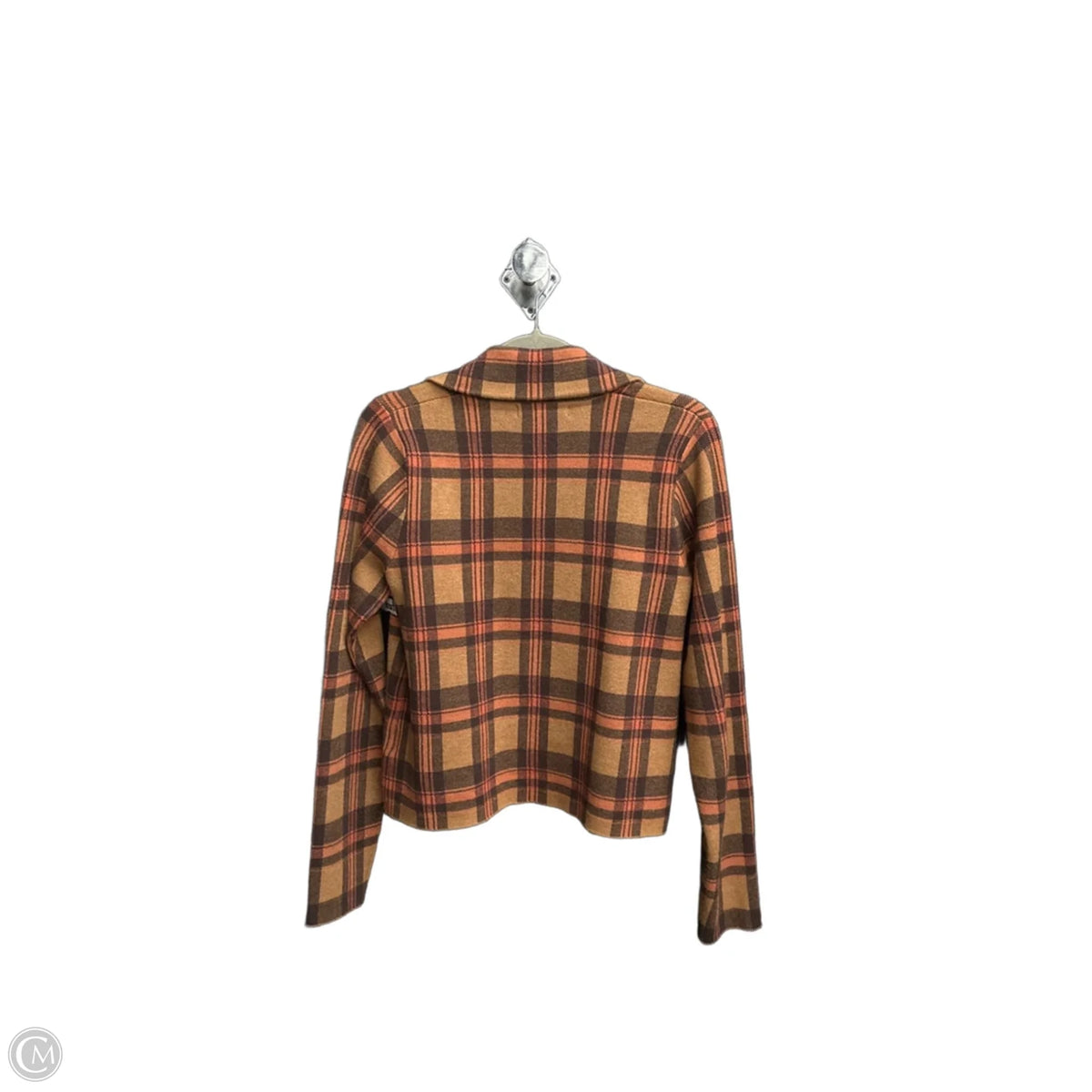 Blazer By Tahari In Plaid Pattern, Size: M