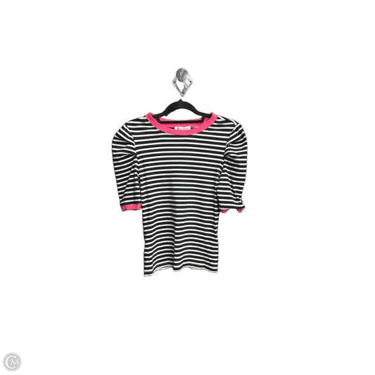 Top Short Sleeve Designer By Rebecca Minkoff In Striped Pattern, Size: S