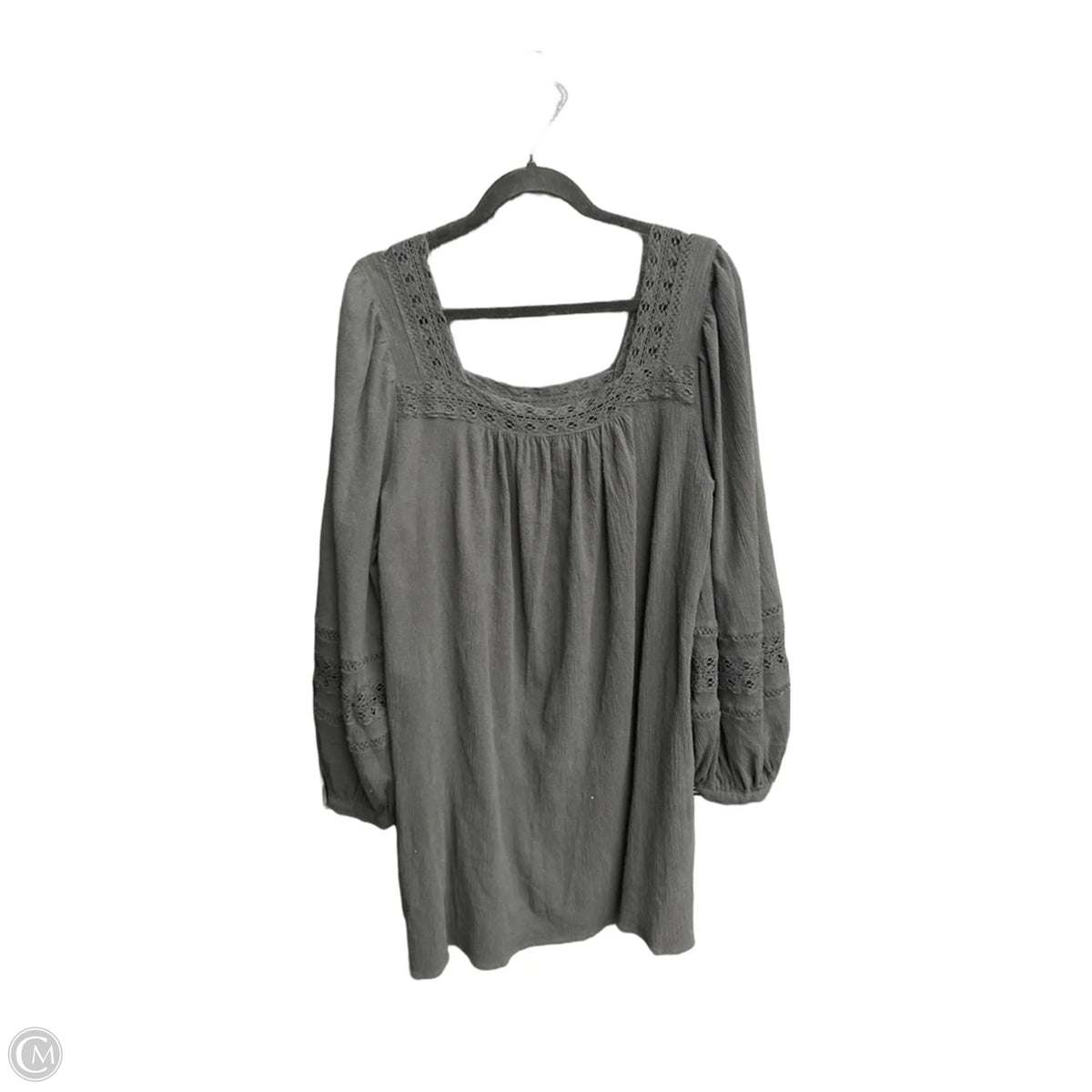 Tunic Long Sleeve By Universal Thread In Black, Size: Xl