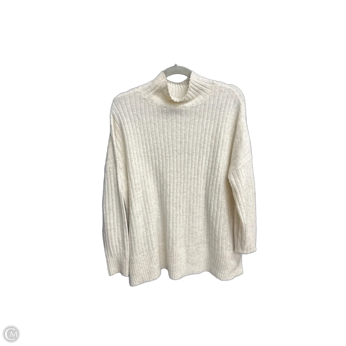 Sweater By Loft In Cream, Size: S