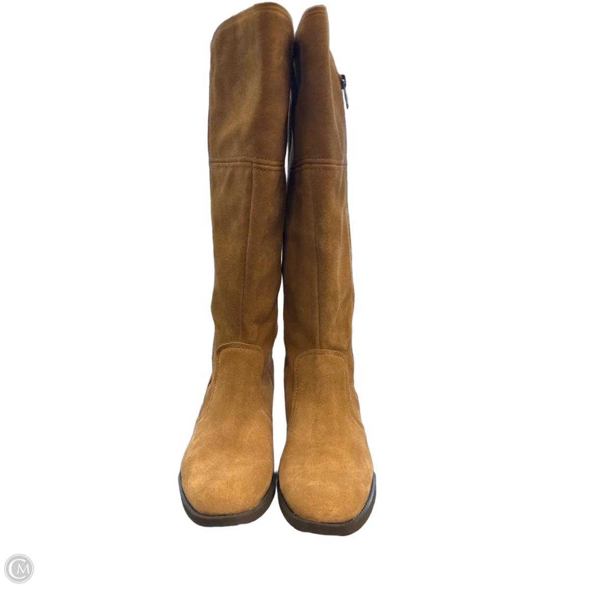 Boots Designer By Ugg In Brown, Size: 6.5