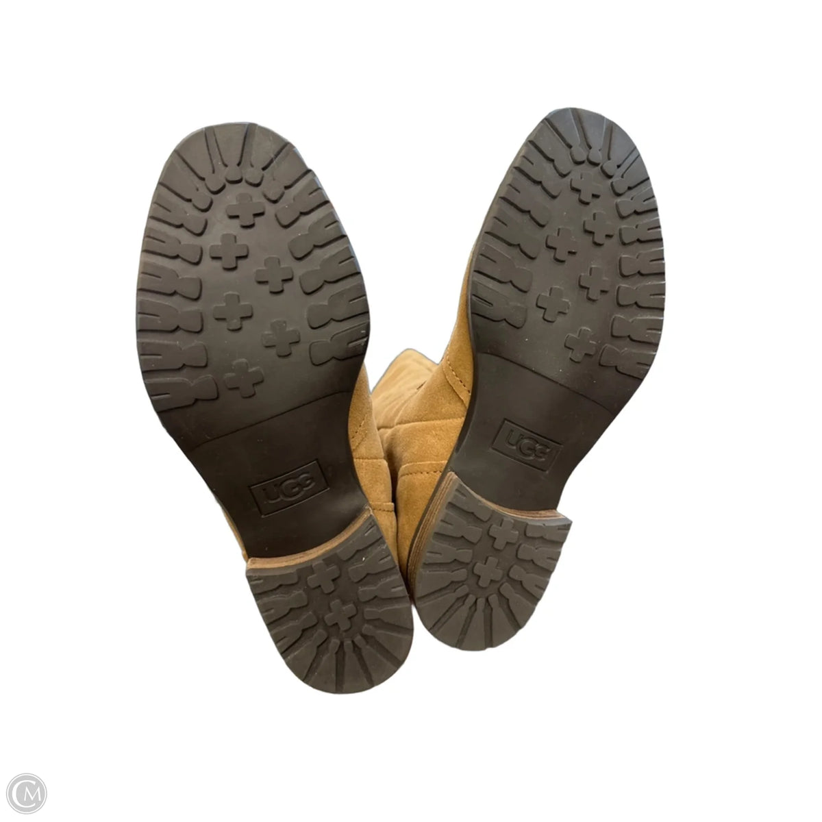 Boots Designer By Ugg In Brown, Size: 6.5