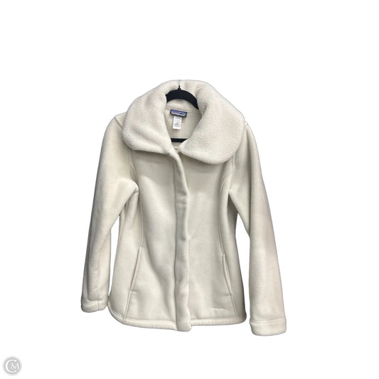 Coat Faux Fur & Sherpa By Patagonia In White, Size: L