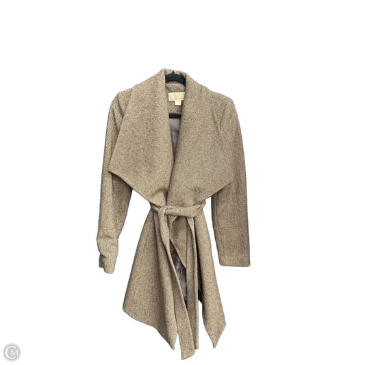 Coat Wool By Michael By Michael Kors In Brown, Size: M