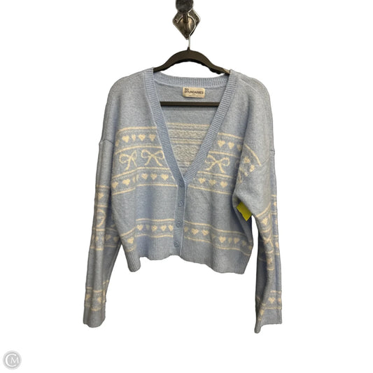 Sweater By No Boundaries In Blue & White, Size: L