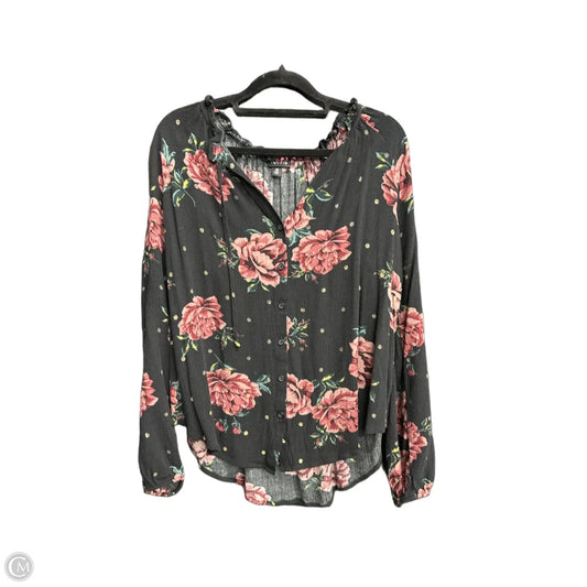 Top Long Sleeve By Torrid In Floral Print, Size: M