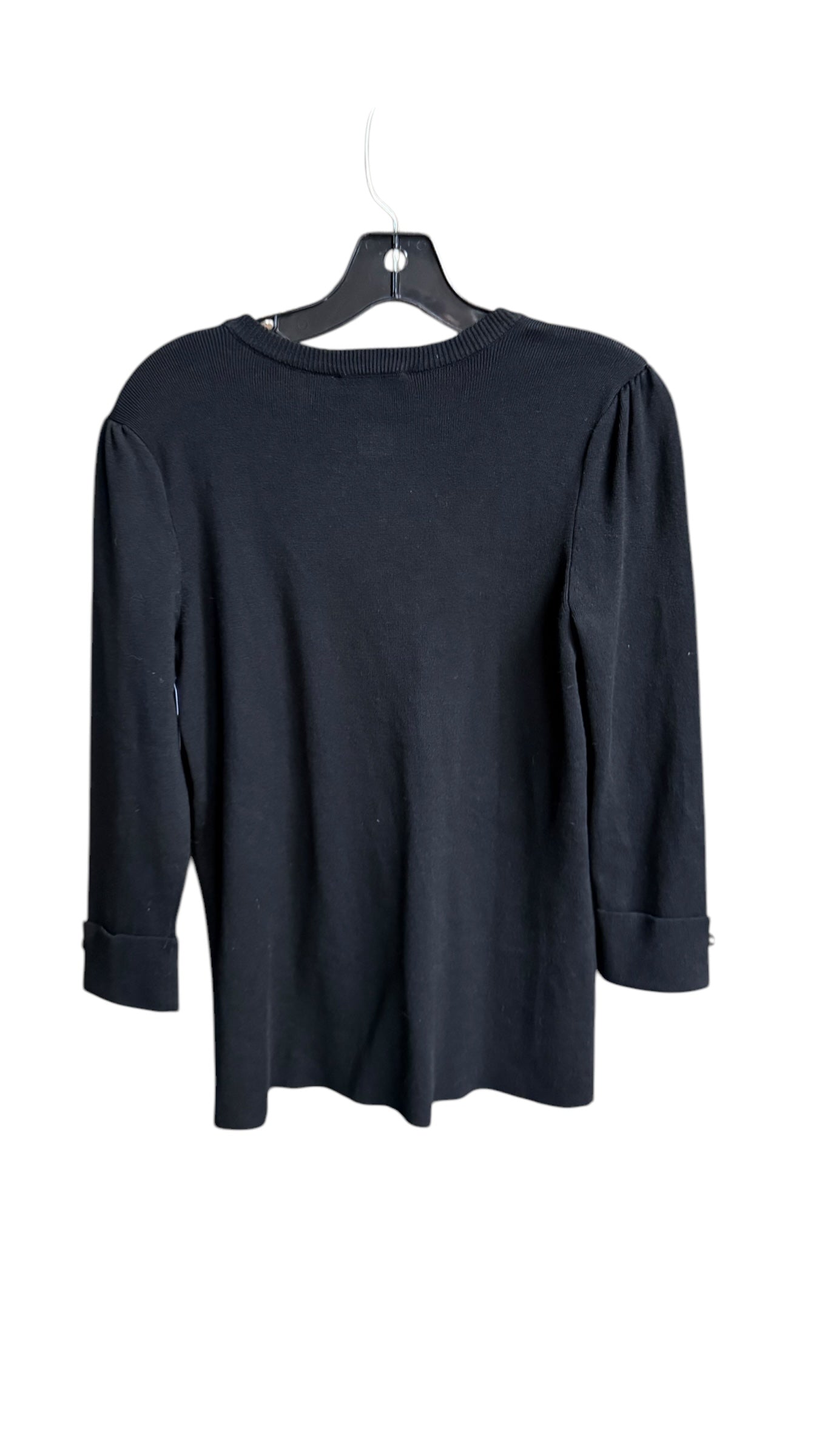 Sweater By Investments In Black, Size: M