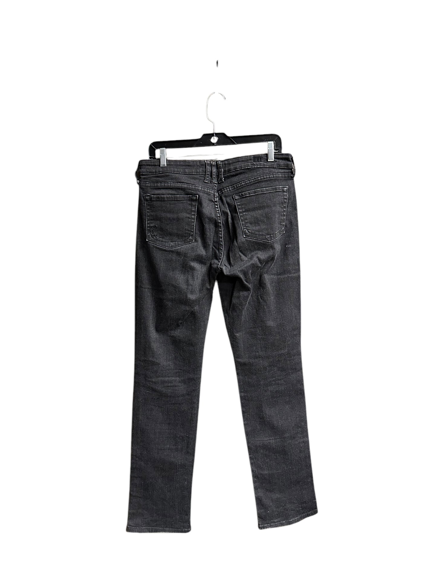 Jeans Straight By Kut In Black, Size: 10