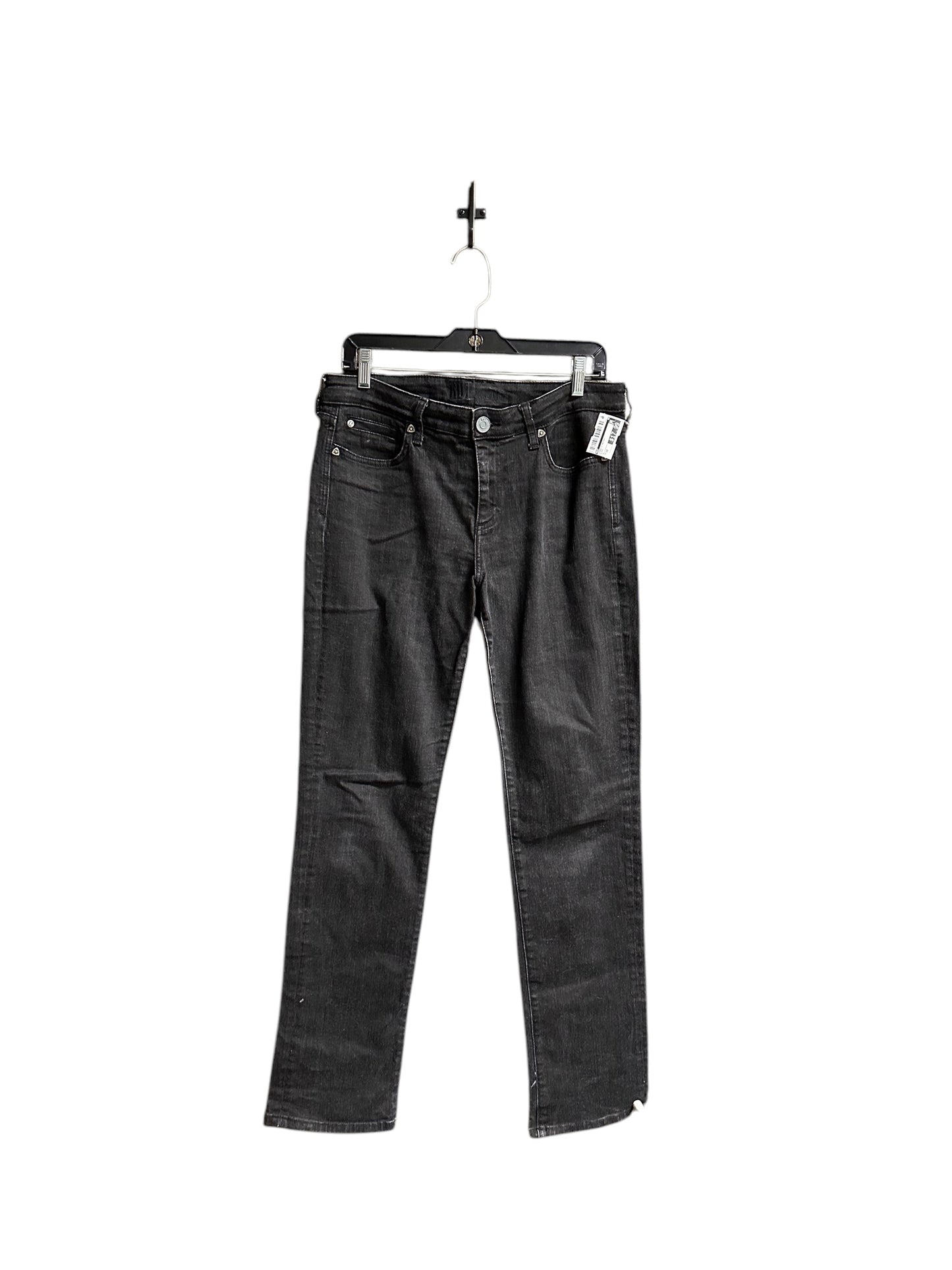 Jeans Straight By Kut In Black, Size: 10