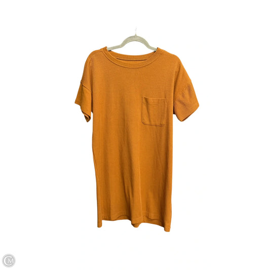 Dress Casual Midi By Madewell In Bronze, Size: S