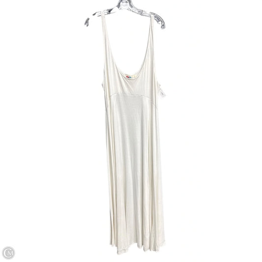 Dress Casual Maxi By Free People In White, Size: L