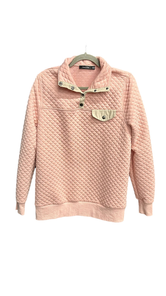 Top Long Sleeve By Doe & Rae In Pink, Size: M