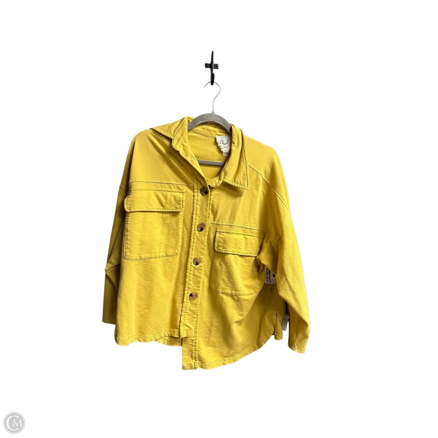 Top Long Sleeve By Fantastic Fawn In Yellow, Size: S