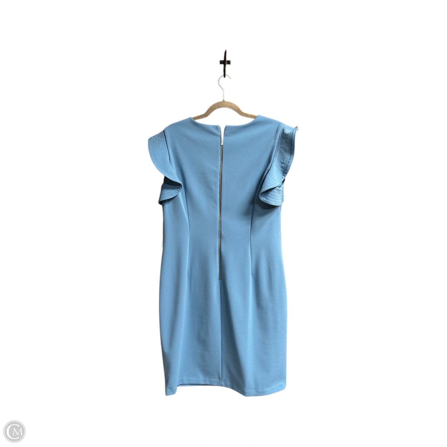 Dress Casual Midi By Calvin Klein In Blue, Size: Xl