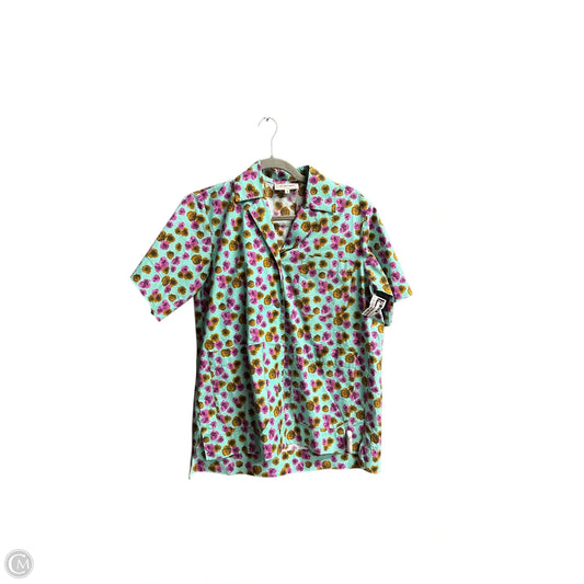 Top Short Sleeve By Clothes Mentor In Floral Print, Size: Xs