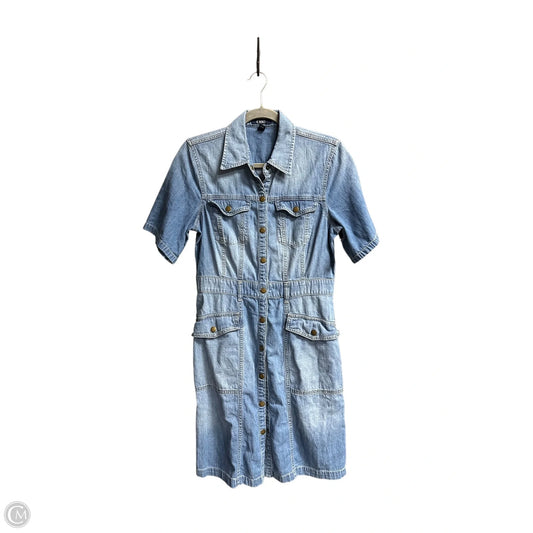 Dress Casual Short By Chaps In Blue Denim, Size: M