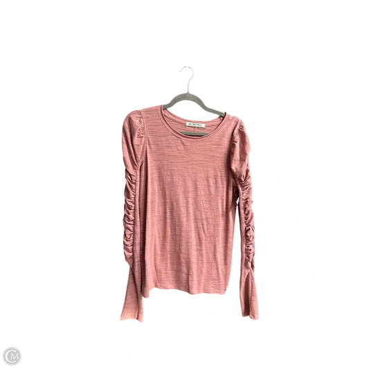 Top Long Sleeve By We The Free In Pink, Size: M