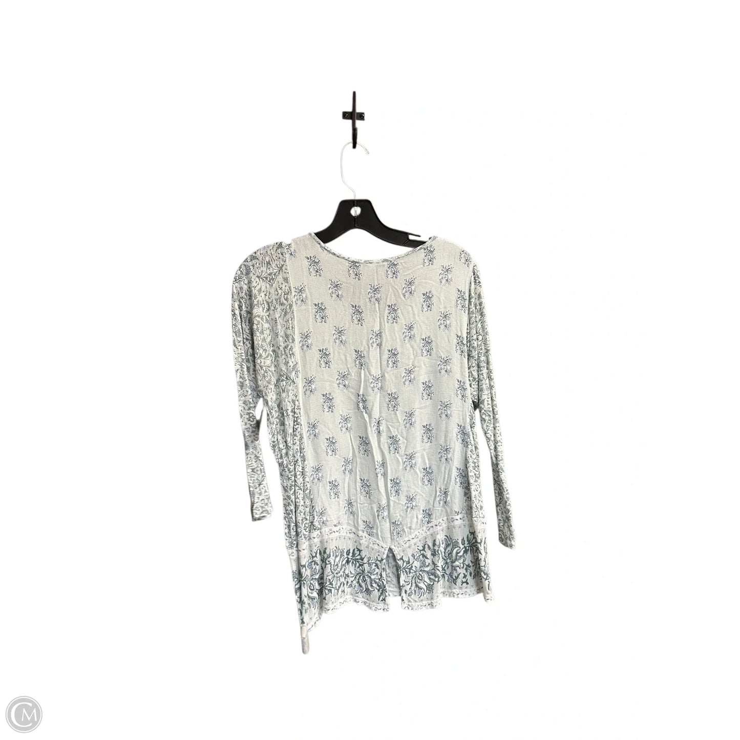 Top Long Sleeve By Lucky Brand In Floral Print, Size: S