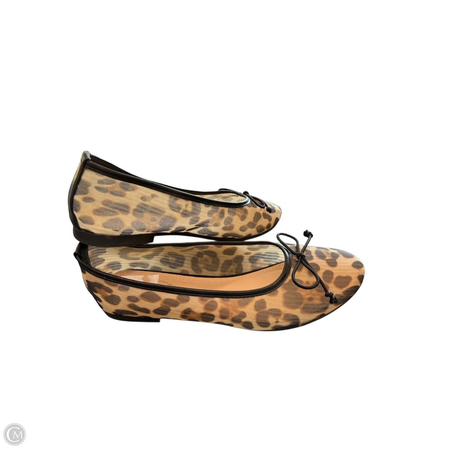 Shoes Flats By Clothes Mentor In Animal Print, Size: 8