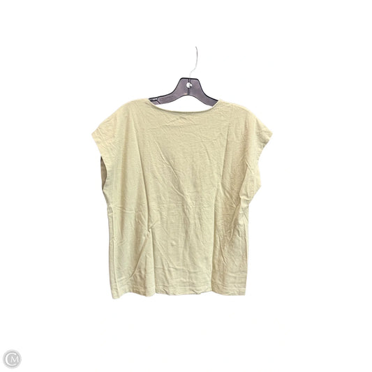 Top Short Sleeve By Loft In Green, Size: M