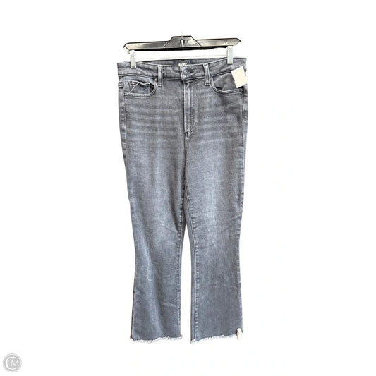 Jeans Skinny By Paige In Black Denim, Size: 6