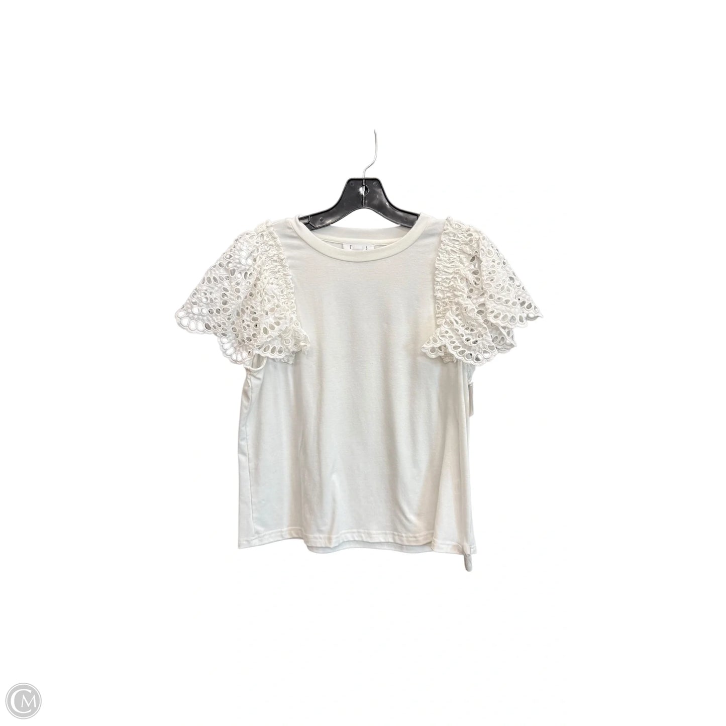 Top Short Sleeve By Thml In White, Size: M