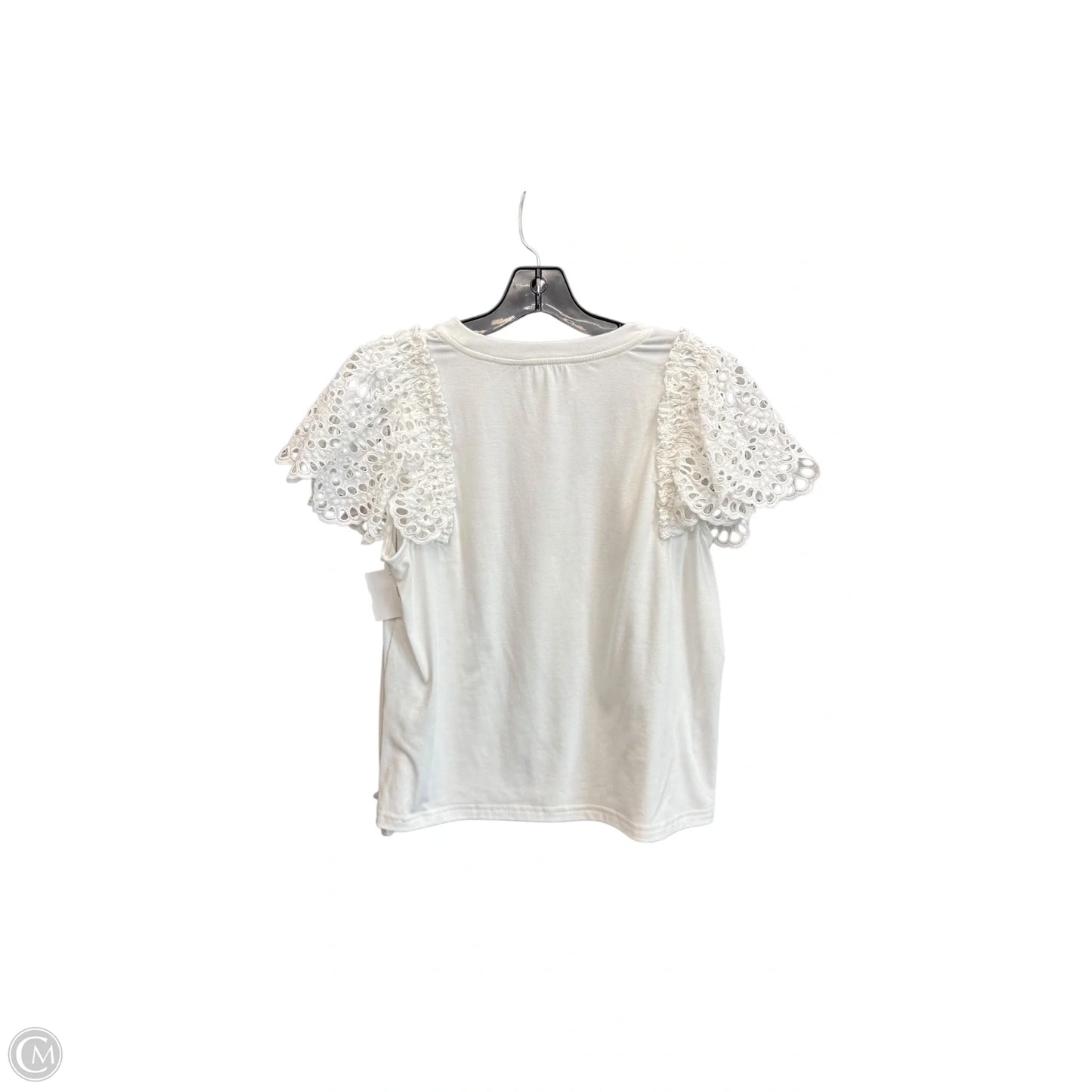 Top Short Sleeve By Thml In White, Size: M