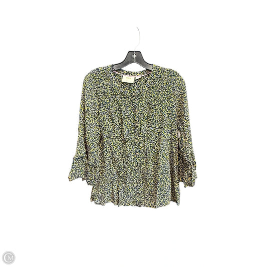 Top Long Sleeve By Maeve In Multi-colored, Size: L