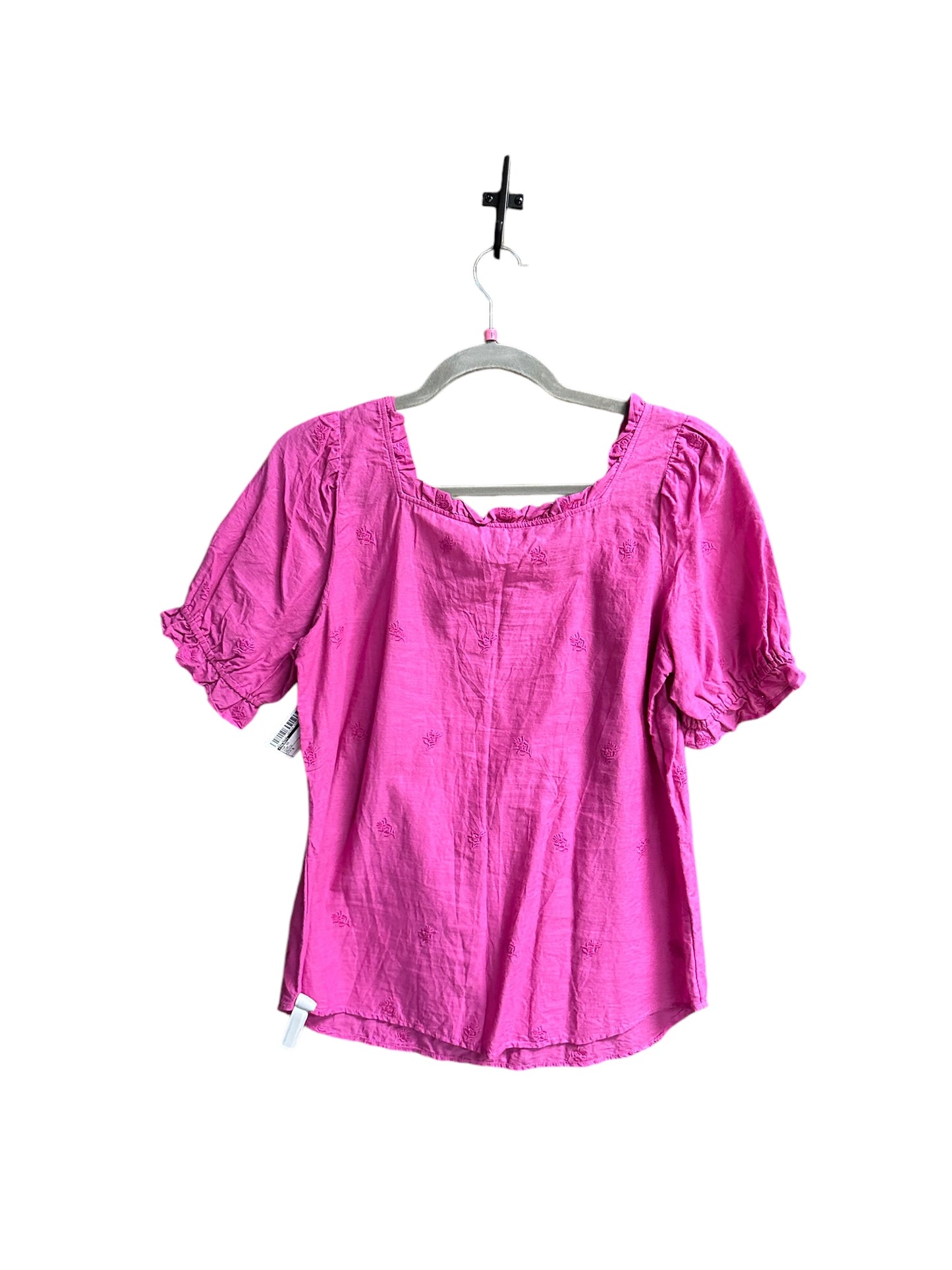 Top Short Sleeve By Talbots In Pink, Size: S