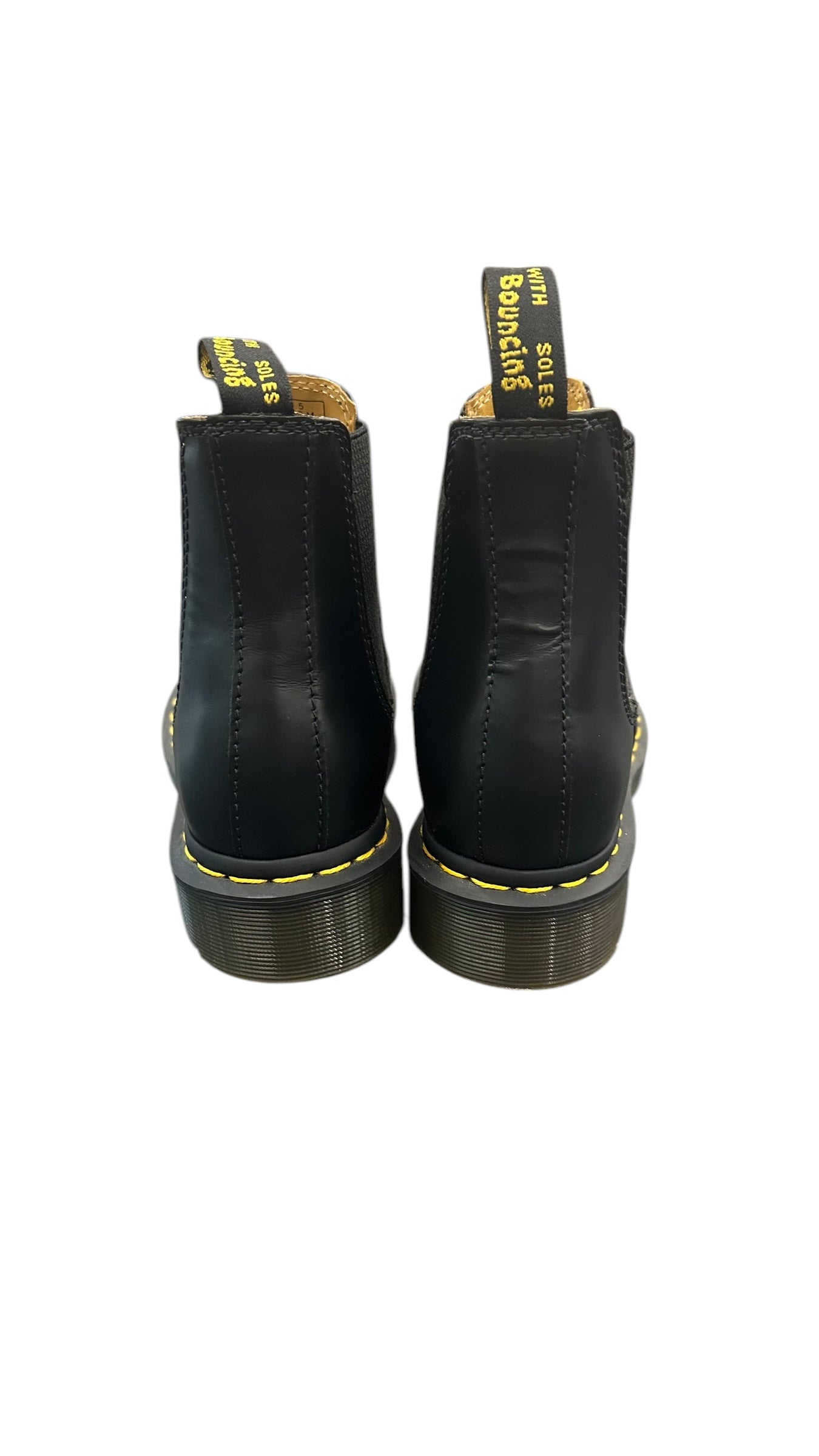 Boots Leather By Dr Martens In Black, Size: 6