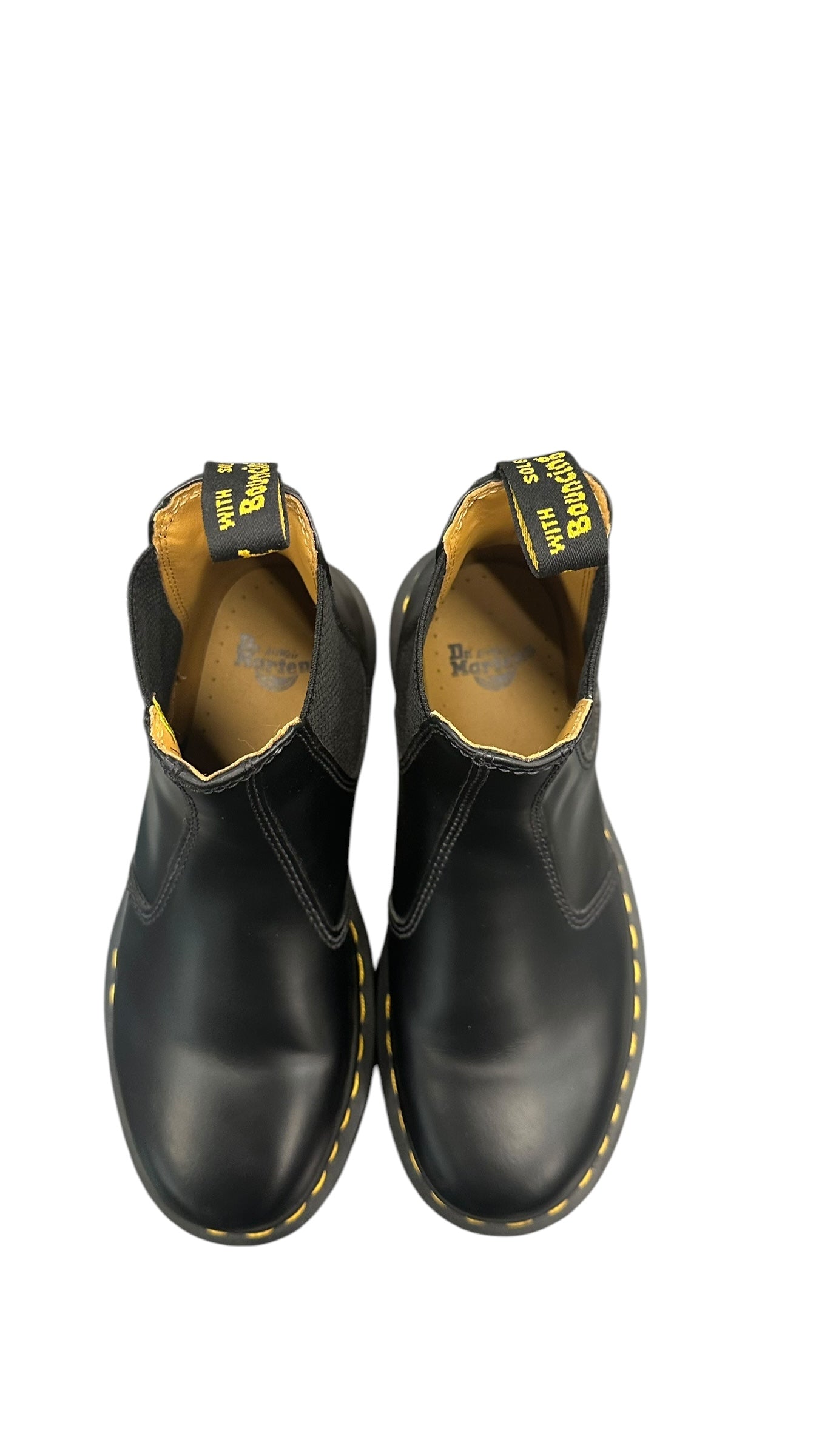 Boots Leather By Dr Martens In Black, Size: 6