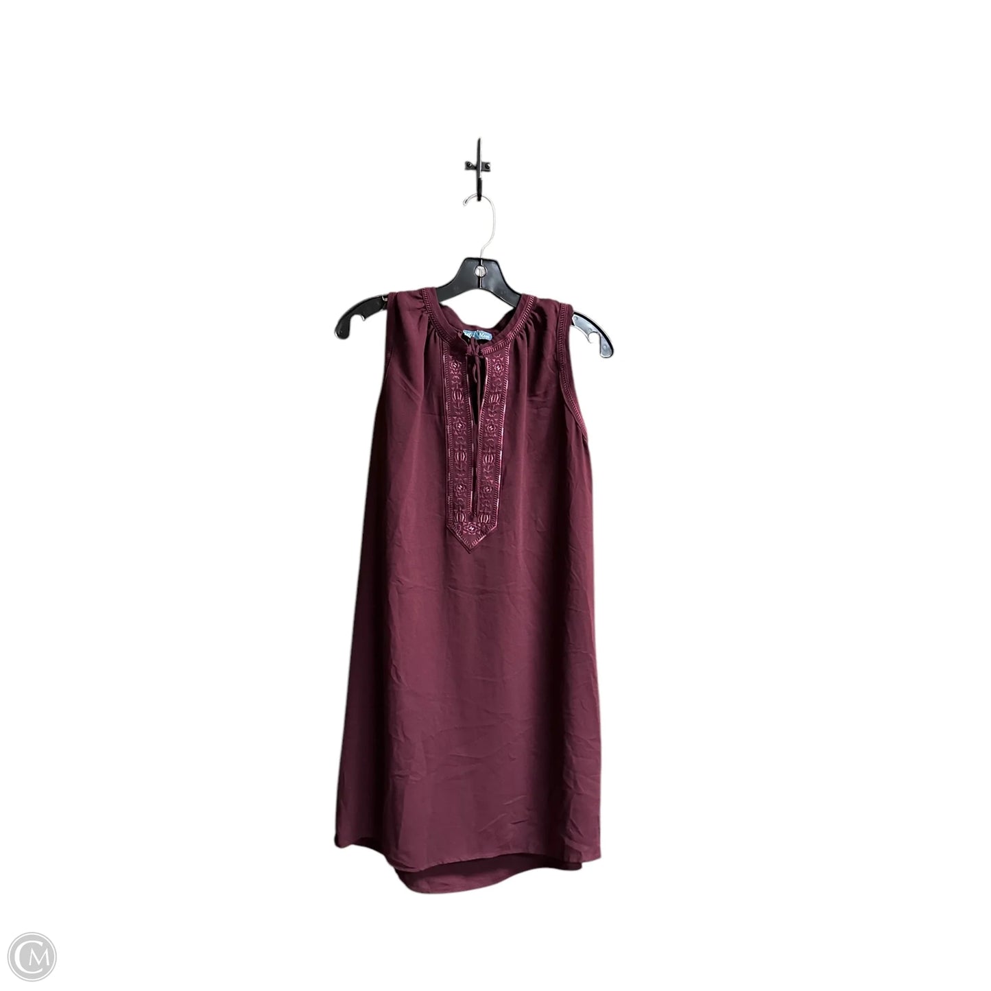 Dress Casual Short By Clothes Mentor In Maroon, Size: S