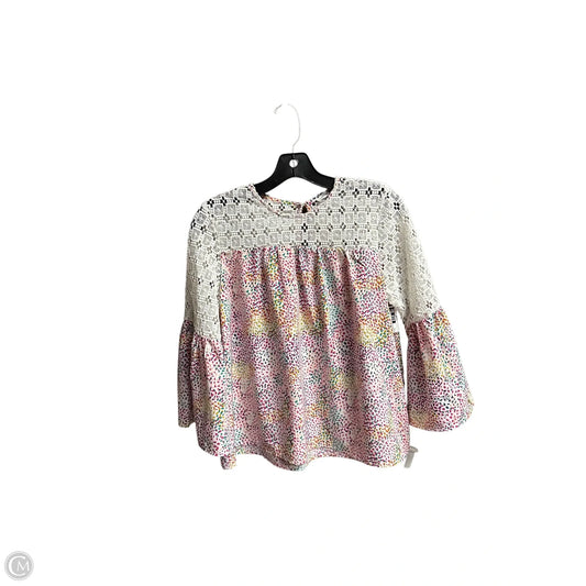 Top 3/4 Sleeve By Clothes Mentor In Multi-colored, Size: S