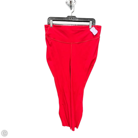 Athletic Leggings Capris By Lululemon In Red, Size: Xl