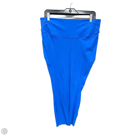 Athletic Leggings By Lululemon In Blue, Size: Xl
