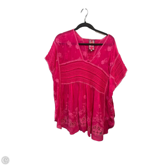 Top Sleeveless By Johnny Was In Pink, Size: M