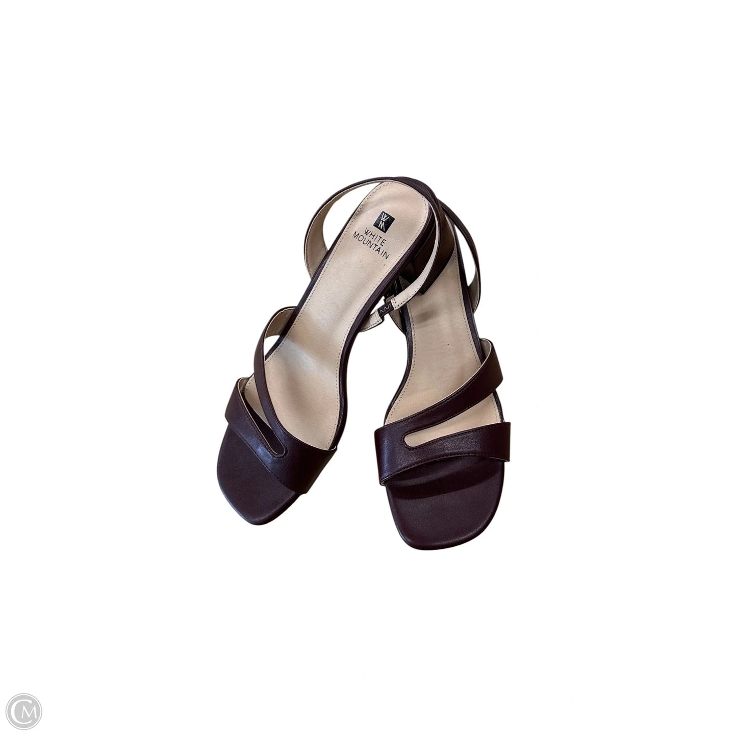 Shoes Heels Block By White Mountain In Maroon, Size: 7.5