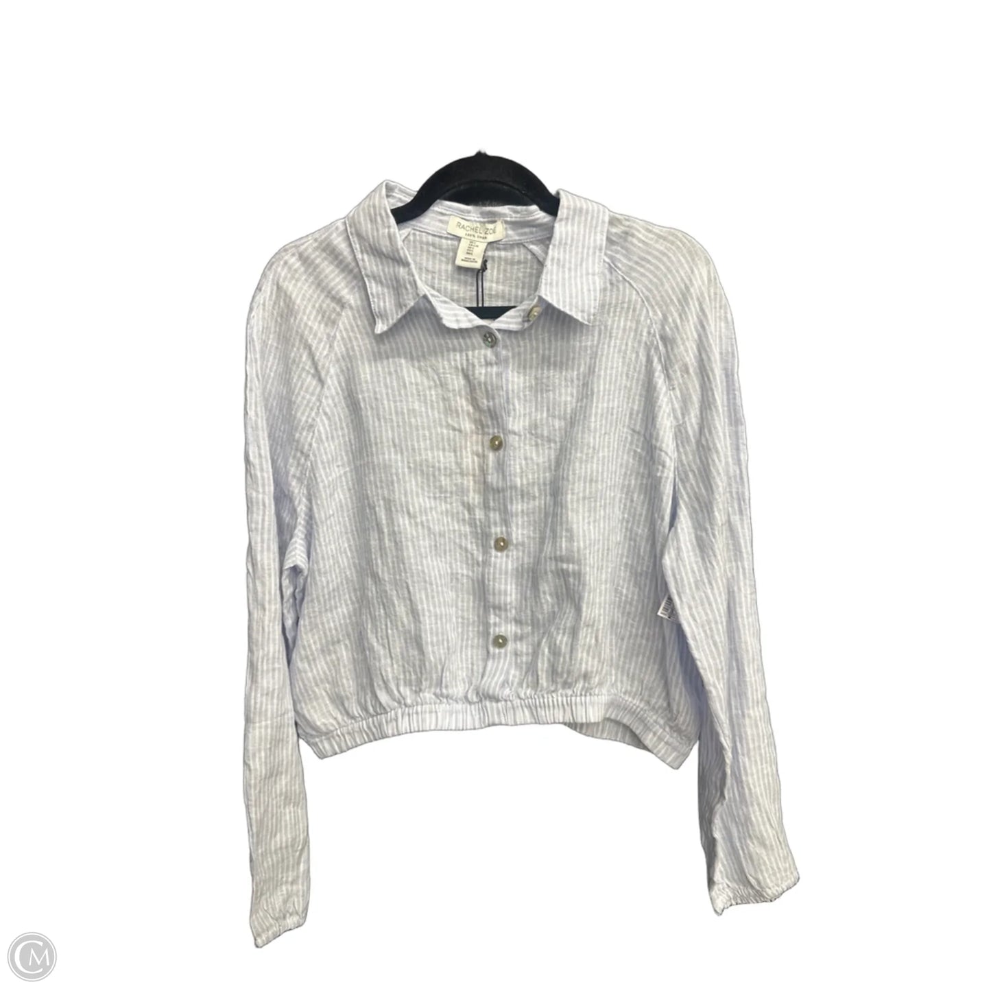 Top Long Sleeve By Rachel Zoe In Striped Pattern, Size: L
