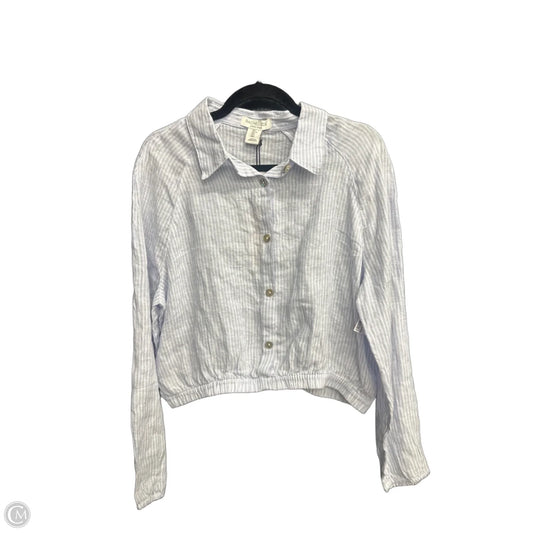 Top Long Sleeve By Rachel Zoe In Striped Pattern, Size: L