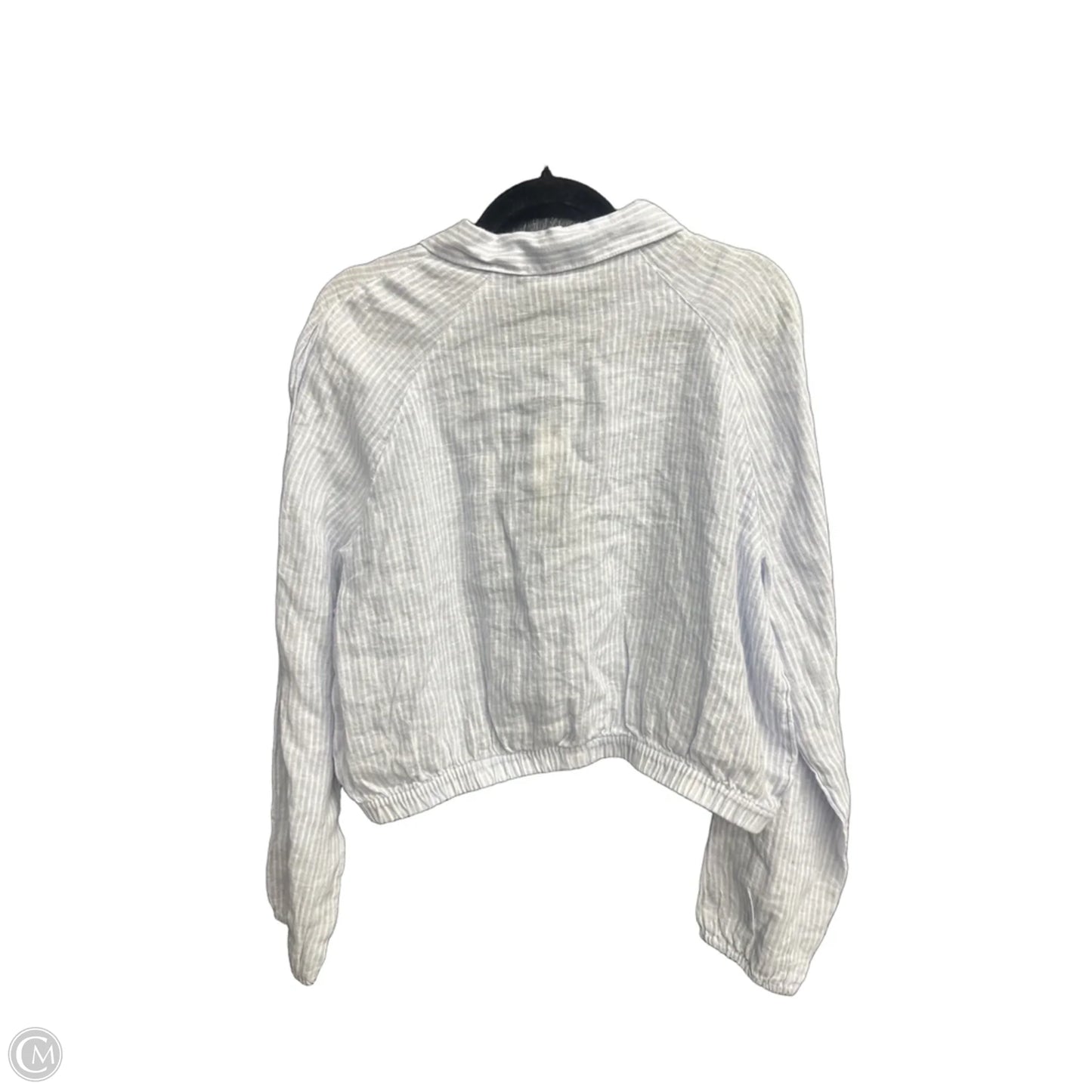 Top Long Sleeve By Rachel Zoe In Striped Pattern, Size: L