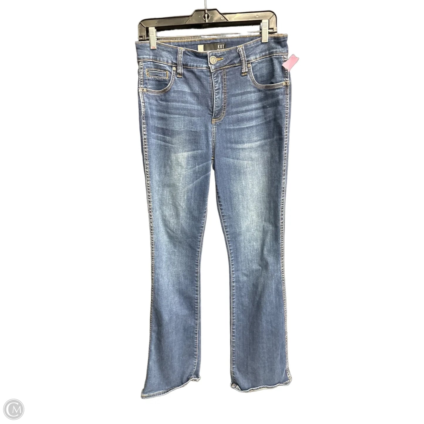 Jeans Straight By Kut In Blue Denim, Size: 8
