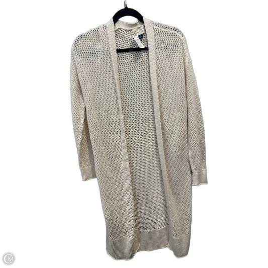 Sweater Cardigan By Universal Thread In Cream, Size: M