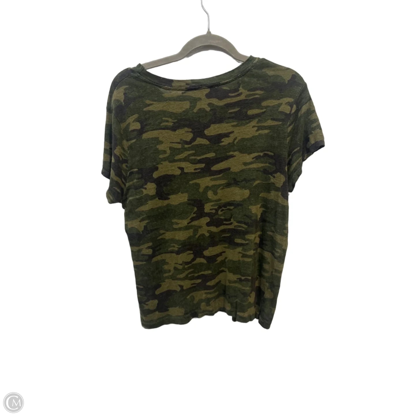 Top Short Sleeve By Sanctuary In Camouflage Print, Size: L
