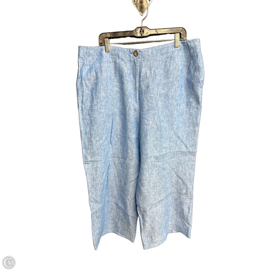 Pants Wide Leg By Boden In Blue, Size: 16