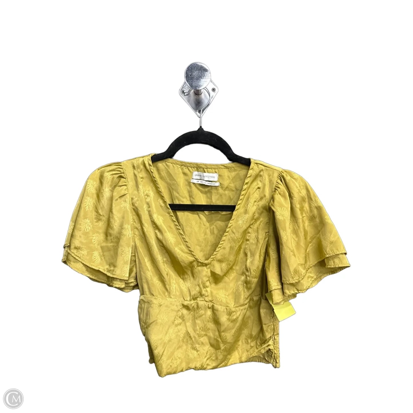 Top Short Sleeve By Urban Outfitters In Green, Size: S