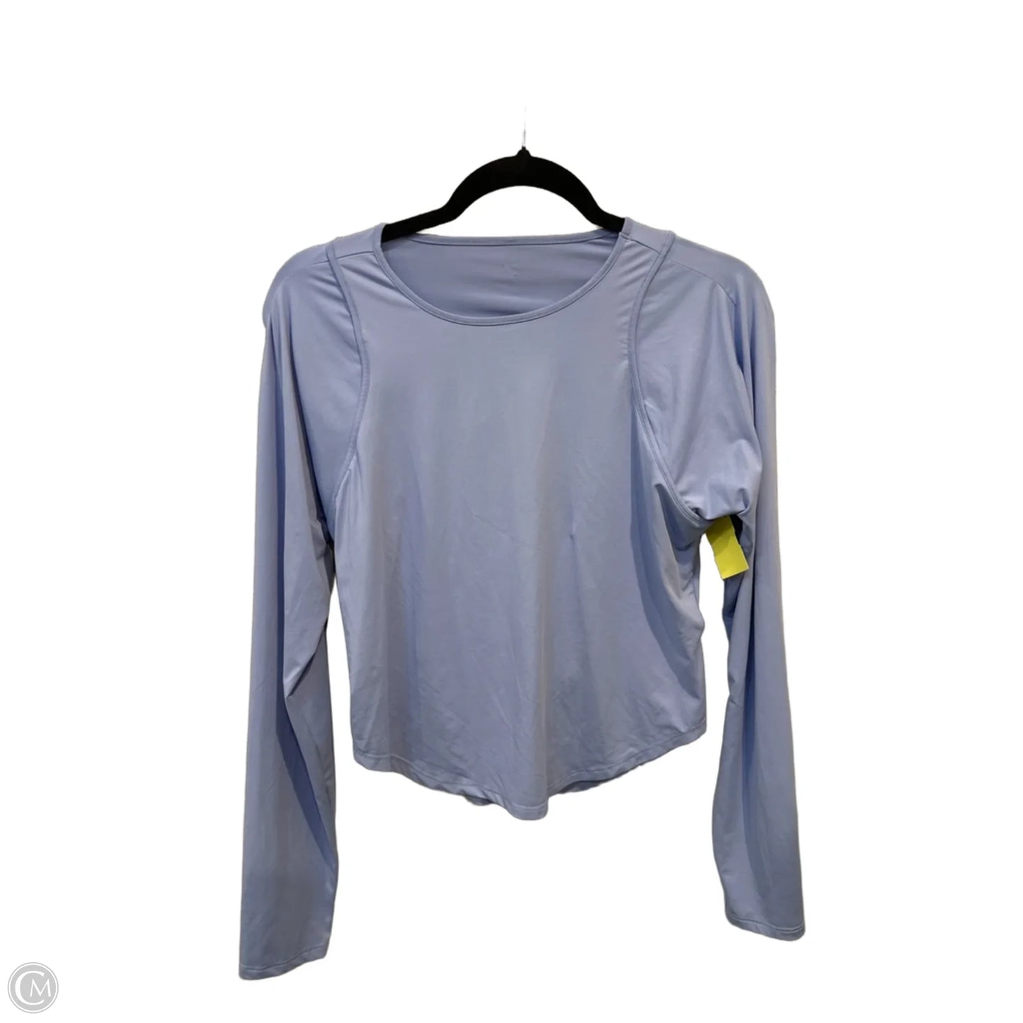 Athletic Top Long Sleeve Crewneck By Old Navy In Blue, Size: L